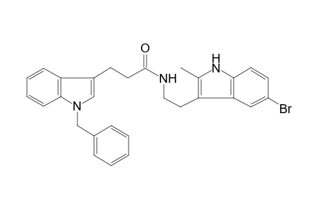 3-(1-Benzyl-1H-indol-3-yl)-N-[2-(5-bromo-2-methyl-1H-indol-3-yl)ethyl]propanamide