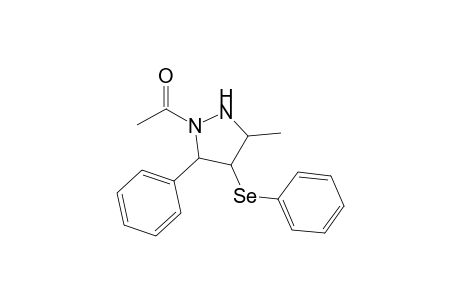 1-Acetyl-3-methyl-4-(phenylseleno)-5-phenylpyrazolidine