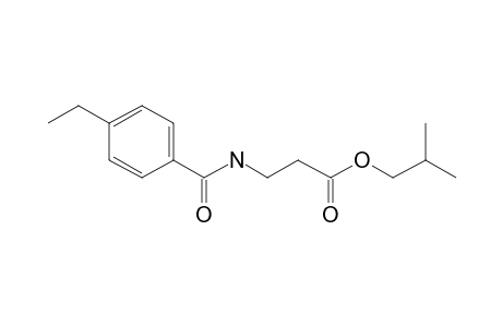 .beta.-Alanine, N-(4-ethylbenzoyl)-, isobutyl ester