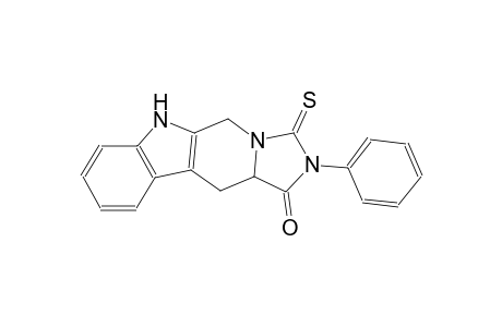 2-phenyl-3-thioxo-2,3,5,6,11,11a-hexahydro-1H-imidazo[5',1':6,1]pyrido[3,4-b]indol-1-one