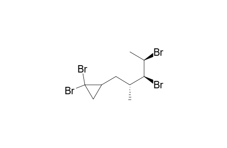 1-[(2R,3S,4R)-2-Methyl-3,4-dibromopentyl]-2,2-dibromocyclopropane