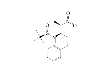 (3R,4R,RS)-N-(tert-Butylsulfinyl)-4-nitro-1-phenylpentan-3-amine