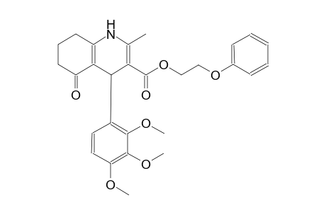 3-quinolinecarboxylic acid, 1,4,5,6,7,8-hexahydro-2-methyl-5-oxo-4-(2,3,4-trimethoxyphenyl)-, 2-phenoxyethyl ester