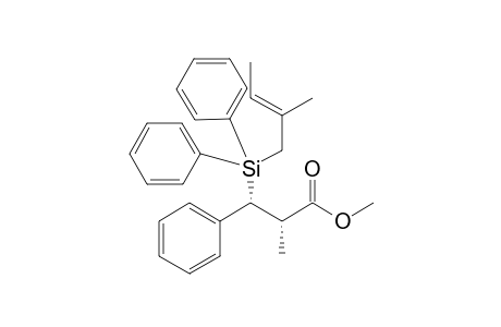 (2S,3R)-2-Methyl-3-[((E)-2-methyl-but-2-enyl)-diphenyl-silanyl]-3-phenyl-propionic acid methyl ester
