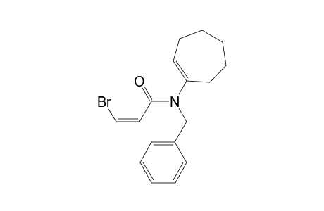 2-Propenamide, 3-bromo-N-1-cyclohepten-1-yl-N-(phenylmethyl)-, (Z)-