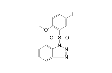 1H-1,2,3-benzotriazole, 1-[(5-iodo-2-methoxyphenyl)sulfonyl]-