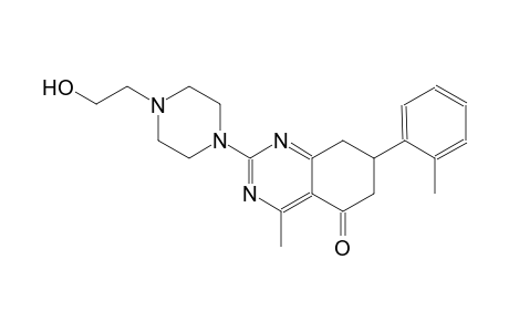 5(6H)-quinazolinone, 7,8-dihydro-2-[4-(2-hydroxyethyl)-1-piperazinyl]-4-methyl-7-(2-methylphenyl)-