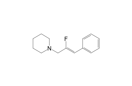 (Z)-2-Fluoro-1-phenyl-3-piperidinopropene