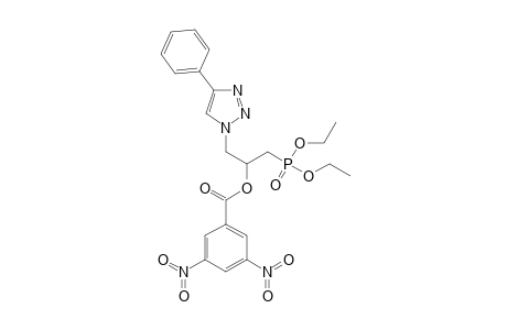 1-(DIETHOXYPHOSPHORYL)-3-(4-PHENYL-1H-1,2,3-TRIAZOL-1-YL)-PROPAN-2-YL-3,5-DINITROBENZOATE