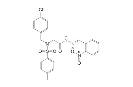 N-(4-chlorobenzyl)-4-methyl-N-{2-[(2E)-2-(2-nitrobenzylidene)hydrazino]-2-oxoethyl}benzenesulfonamide