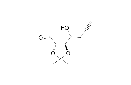 2,3-Isopropyldioxy-4-hydroxyhept-6-ynal