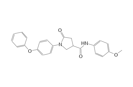 3-pyrrolidinecarboxamide, N-(4-methoxyphenyl)-5-oxo-1-(4-phenoxyphenyl)-