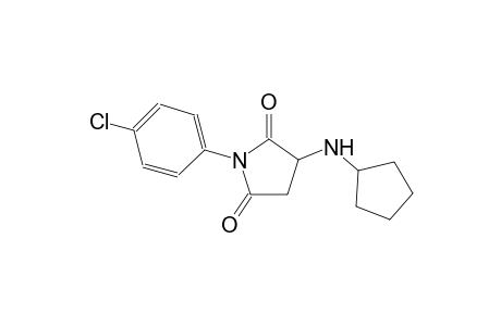 2,5-pyrrolidinedione, 1-(4-chlorophenyl)-3-(cyclopentylamino)-