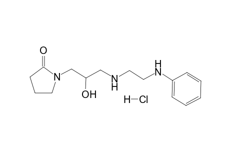 1-[2-Hydroxy-3-(2-phenylaminoethyl)aminopropyl]pyrrolidin-2-one dihydrochloride