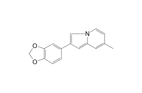2-Benzo[1,3]dioxol-5-yl-7-methyl-indolizine