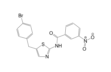 benzamide, N-[5-[(4-bromophenyl)methyl]-2-thiazolyl]-3-nitro-