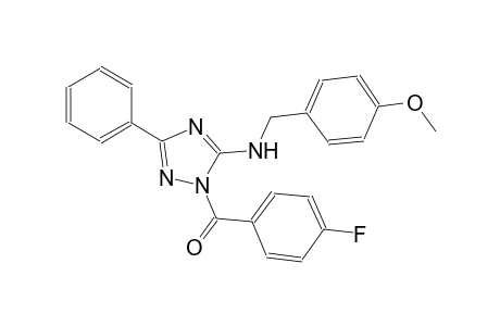 1H-1,2,4-triazol-5-amine, 1-(4-fluorobenzoyl)-N-[(4-methoxyphenyl)methyl]-3-phenyl-