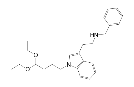 N-Benzyl-2-[1-(4,4-diethoxybutyl)-1H-indol-3-yl]ethylamine