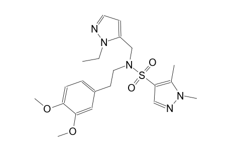 1H-pyrazole-4-sulfonamide, N-[2-(3,4-dimethoxyphenyl)ethyl]-N-[(1-ethyl-1H-pyrazol-5-yl)methyl]-1,5-dimethyl-