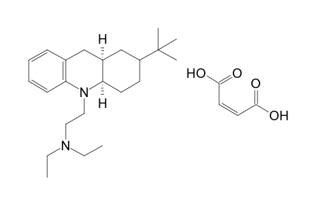 (4aR,9aR)-2-(t-Butyl)-10-[2'-(diethylamino)ethyl]-(octahydro)-acridine-maleate