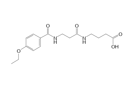 4-[3-[(4-ethoxybenzoyl)amino]propanoylamino]butyric acid