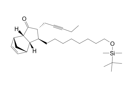 (1R,2S,4R,5S,6S,7S)-5-(8-tert-Butyldimethylsilyloxyoctyl)-3-oxo-4-(2-pentynyl)tricyclo[5.2.1.0(2,6)]dec-8-ene