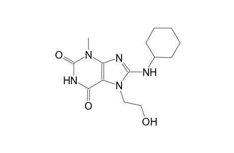 8-(cyclohexylamino)-7-(2-hydroxyethyl)-3-methyl-3,7-dihydro-1H-purine-2,6-dione