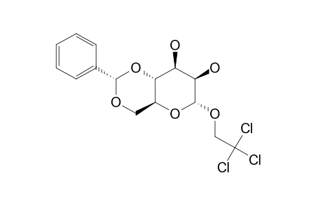 2,2,2-TRICHLOROETHYL-4,6-O-BENZYLIDENE-ALPHA-D-MANNOPYRANOSIDE