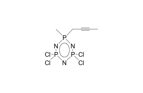 1-Methyl-1-(2-butynyl)-tetrachloro-phosphacene