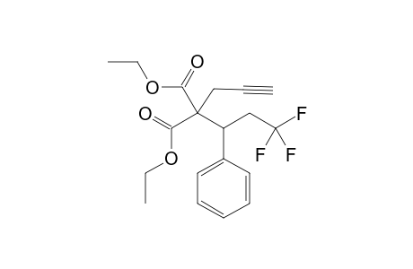 Diethyl diethyl 2-(prop-2-yn-1-yl)-2-(3,3,3-trifluoro-1-phenylpropyl)malonate