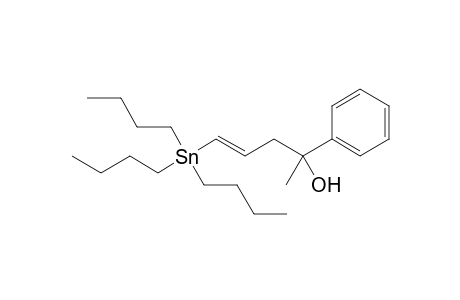 (E)-1-Tributylstannyl-4-phenylpenten-4-ol