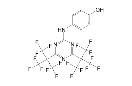 4-[4,6-Bis-(2,2,2-trifluoro-1,1-bis-trifluoromethyl-ethyl)-[1,3,5]triazin-2-ylamino]-phenol