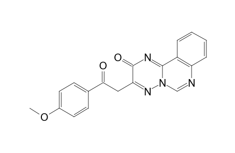 3-[2-(4-Methoxyphenyl)-2-oxoethyl]-2H-[1,2,4]triazino-[2,3-c]quinazolin-2-one
