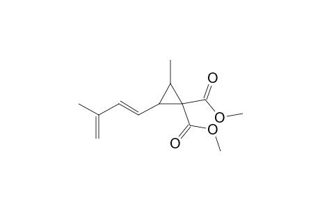 Dimethyl 2-methyl-3-(3'-methyl-1',3'-butadienyl)cyclopropane-1,1-dicarboxylate