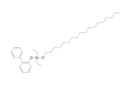 Silane, diethyloctadecyloxy(2-phenylphenoxy)-