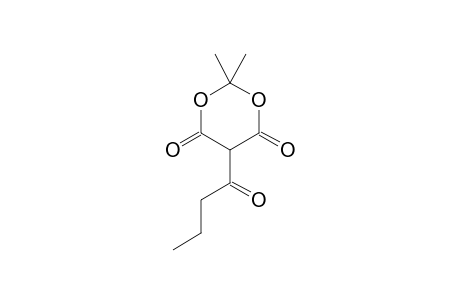 1,3-Dioxane-4,6-dione, 2,2-dimethyl-5-(1-oxobutyl)-