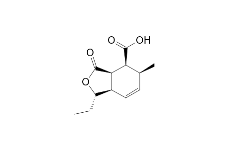 (1S,3aR,4S,5S,7aR)-1-ethyl-3-keto-5-methyl-3a,4,5,7a-tetrahydro-1H-isobenzofuran-4-carboxylic acid