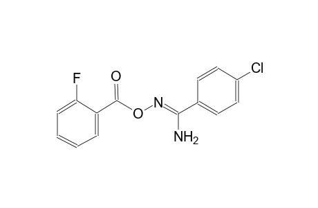 benzenecarboximidamide, 4-chloro-N'-[(2-fluorobenzoyl)oxy]-
