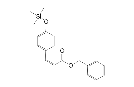 Benzyl-(Z)-p-coumarate, mono-TMS