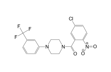 1-(5-chloro-2-nitrobenzoyl)-4-[3-(trifluoromethyl)phenyl]piperazine