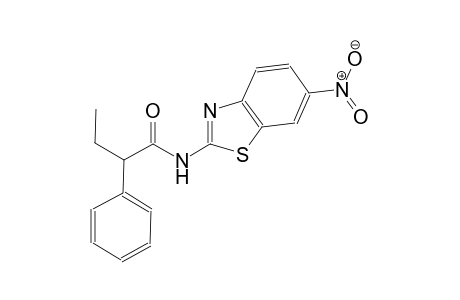 N-(6-nitro-1,3-benzothiazol-2-yl)-2-phenylbutanamide