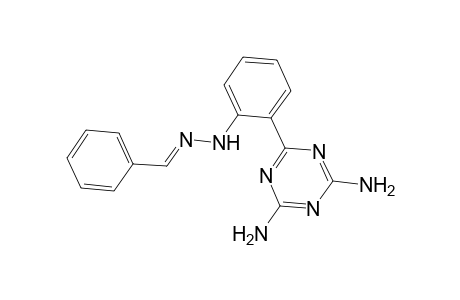 Benzaldehyde, [o-(4,6-diamino-s-triazin-2-yl)phenyl]hydrazone