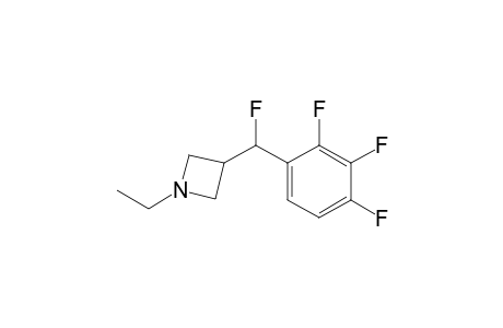 1-ethyl-3-[fluoro(2,3,4-trifluorophenyl)methyl]azetidine