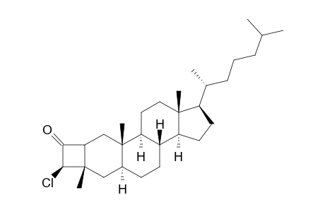 3.beta.-Chloro-3.beta.-methyl-2.beta.,3.beta.-dihydrocyclobuta[2,3]-5.alpha.-cholestan-4'(3'H)-one
