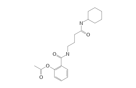 2-[3-(CYCLOHEXYLCARBAMOYL)-PROPYLCARBOMYL]-PHENYL-ACETATE