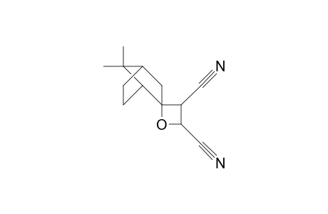 trans-3',4'-Dicyano-7,7-dimethyl-spiro(norbornane-2,2'-oxetane)