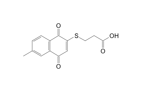 .beta.-((6-Methyl-1,4-naphthoquinonyl)thio)propionic acid