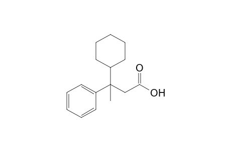 3-Cyclohexyl-3-phenylbutanoic acid