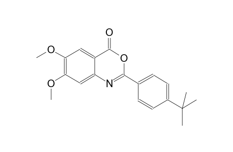 4H-3,1-benzoxazin-4-one, 2-[4-(1,1-dimethylethyl)phenyl]-6,7-dimethoxy-