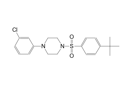 1-[(4-tert-butylphenyl)sulfonyl]-4-(3-chlorophenyl)piperazine
